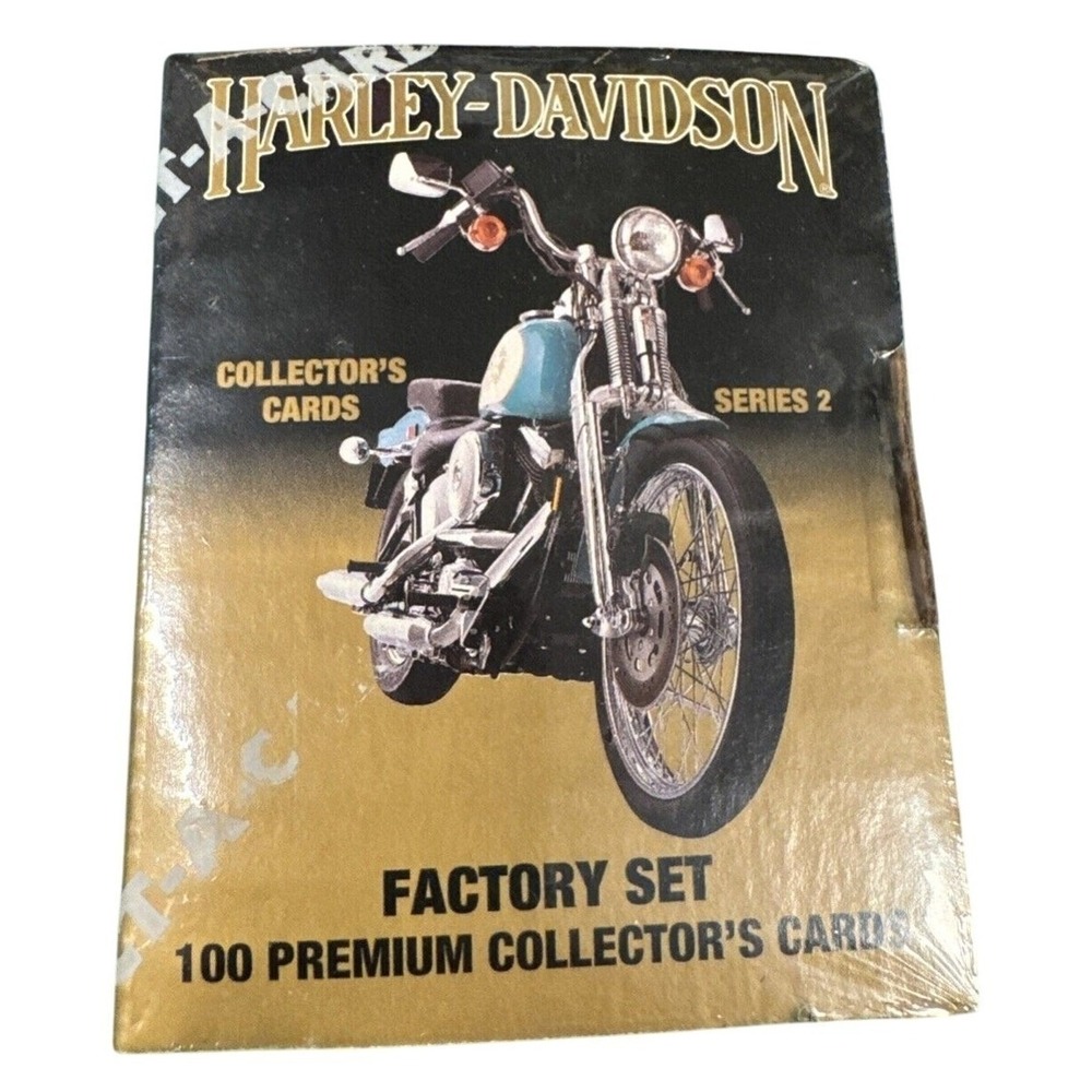 Harley-Davidson Factory Set 100 Premium Collector's Cards 1992 Series 2 Unopened